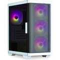 Obrázok pre výrobcu Zalman M4 White / miniT / 4x 120mm ARBG fan / 2xUSB 3.0 / 1xUSB 2.0 / tvrzené sklo / bílá