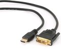Obrázok pre výrobcu Gembird HDMI - DVI male-male kábel (pozlátené konektory 18+1), 0.5m