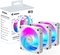 Obrázok pre výrobcu Gigabyte AORUS EZ CHAIN FAN 120 ICE, ARGB, white, 3-Pack