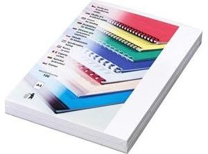 Obrázok pre výrobcu EUROSUPPLIES vazací desky (kryt) Delta/ formát A4/ bílý/ 100 pack