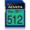 Obrázok pre výrobcu ADATA SDXC karta 512GB UHS-I U3 Class 10, Premier Pro (R: 95MB / W: 60MB)