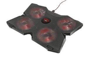 Obrázok pre výrobcu Trust GXT 278 Yozu chladicí podložka / pod notebook / do 17,3" / 4 rychlosti / 4 podsvícené ventilátory / USB / černá