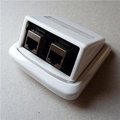 Obrázok pre výrobcu Dvojzásuvka ABB TANGO 2xRJ45 cat.5e STP bílá