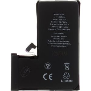 Obrázok pre výrobcu Baterie pro iPhone 15 Pro 3274mAh Li-Ion (Bulk)