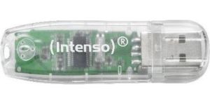 Obrázok pre výrobcu Intenso RAINBOW LINE TRANSPARENT 32GB USB 2.0 flashdisk