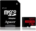 Obrázok pre výrobcu Apacer memory card Micro SDXC 64GB Class 10 UHS-I (up to 85MB/s) +adapter