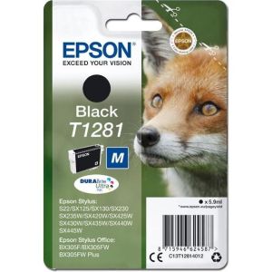 Obrázok pre výrobcu Atrament Epson T1281 black | Stylus S22/SX125/SX425W/BX305F