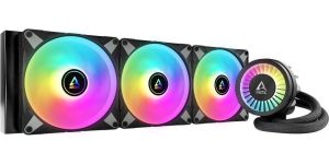 Obrázok pre výrobcu ARCTIC Liquid Freezer III - 420 A-RGB (Black) : All-in-One CPU Water Cooler with 420mm radiator and