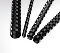Obrázok pre výrobcu EUROSUPPLIES plastové hřbety/ formát A4/ 8mm/ černé/ 100 pack