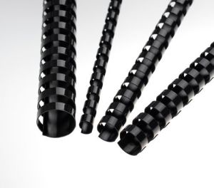 Obrázok pre výrobcu EUROSUPPLIES plastové hřbety/ formát A4/ 8mm/ černé/ 100 pack