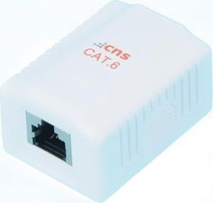 Obrázok pre výrobcu Zásuvka Basic STP 1 port, Cat6A na omietku, biela
