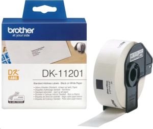 Obrázok pre výrobcu BROTHER DK-11201 Štandardné adresné štítky (400 ks) 29 mm x 90 mm