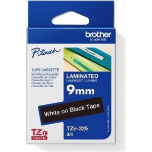 Obrázok pre výrobcu Brother - TZe-325, černá / bílá (9mm Laminované)