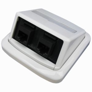 Obrázok pre výrobcu Dvojzásuvka ABB TANGO 2xRJ45 Cat5e UTP bílá,BKkeys