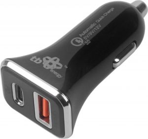 Obrázok pre výrobcu TB Touch nabíječka do auta, USB 3.0 + USB C