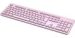 Obrázok pre výrobcu Canyon HKB-W01 bezdrôtová klávesnica, 104 kláves, tichá, štíhla, SK/CZ, ružová
