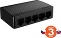 Obrázok pre výrobcu Tenda SG105M - 5x Gigabit Desktop Ethernet Mini Switch, 10/100/1000 Mb/s, 10Gb/s, fanless