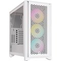 Obrázok pre výrobcu CORSAIR iCUE 4000D RGB AIRFLOW/Midi Tower/Transpar./Bílá