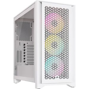 Obrázok pre výrobcu CORSAIR iCUE 4000D RGB AIRFLOW/Midi Tower/Transpar./Bílá