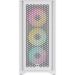 Obrázok pre výrobcu CORSAIR iCUE 4000D RGB AIRFLOW/Midi Tower/Transpar./Bílá