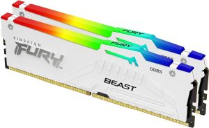 Obrázok pre výrobcu Kingston FURY Beast EXPO DDR5 32GB 6000MHz/CL36/ 2x16GB/RGB/White