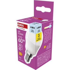Obrázok pre výrobcu EMOS LED CLS MINI GLOBE 6,5W(60W) 806lm E14 CW
