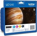 Obrázok pre výrobcu Brother LC-1240VALBP  (inkoust multipack-černá+tři barvy)