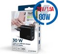 Obrázok pre výrobcu GEMBIRD Nabíjačka, 2x USB/USB-C, 30W, čierna