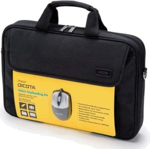 Obrázok pre výrobcu DICOTA brašna na notebook Value Toploader Kit/ do 15,6"/ černá + myš