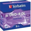 Obrázok pre výrobcu Verbatim DVD+R (1ks DoubleLayer/Jewel/8x/8,5GB