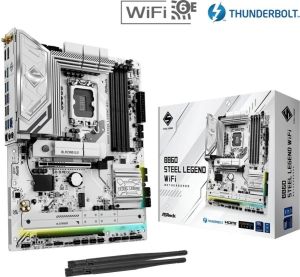 Obrázok pre výrobcu ASRock B860 Steel Legend WiFi / Intel B860 / LGA1851 / 4x DDR5 / 4x M.2 / HDMI / DP / Thunderbolt 4 / WiFi / ATX