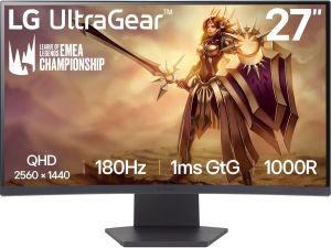 Obrázok pre výrobcu LG UltraGear 27GS60QC-B 27"/VA/QHD/ 180Hz/1ms/Black