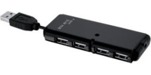 Obrázok pre výrobcu I-BOX Hub USB 2.0, 4 porty, čierny