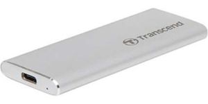 Obrázok pre výrobcu Transcend ESD260C 1TB USB 3.1 Gen2 (USB-C) Externí SSD disk (3D TLC), 520MB/R, 460MB/W, kompaktní rozměry, stříbrný