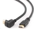 Obrázok pre výrobcu Gembird HDMI - HDMI male-male kábel (pozlátené konektory) 3m s 90° konektorom