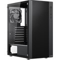 Obrázok pre výrobcu 1stCOOL skříň GAMER 4, Mid tower, AU, USB 3.0, USB-C, 2x120mm, průhledná bočnice, bez zdroje, černá