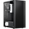 Obrázok pre výrobcu 1stCOOL skříň GAMER 4, Mid tower, AU, USB 3.0, USB-C, 2x120mm, průhledná bočnice, bez zdroje, černá