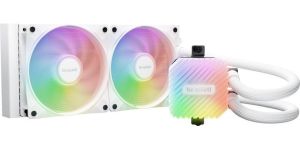 Obrázok pre výrobcu Be quiet! Light Loop vodní chladič CPU ARGB 240mm / 2x120mm / Intel i AMD / bílý