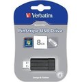 Obrázok pre výrobcu Verbatim 8GB, Store n Go Pinstripe Black