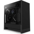 Obrázok pre výrobcu NZXT skříň H5 Flow edition / 2x120 mm fan / USB 3.0 / USB-C 3.1 / průhledná bočnice / mesh panel / černá