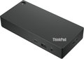 Obrázok pre výrobcu Lenovo ThinkPad USB-C Dock - 90W (2x DP, 1x HDMI, RJ45, 3x USB 3.1, 2x USB 2.0, 1x USB-C, adapter) pripojit max. 2x LCD