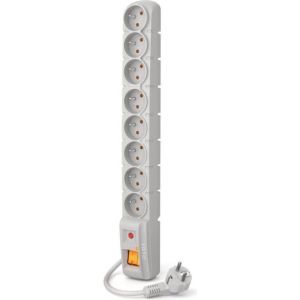 Obrázok pre výrobcu Acar S8 1,5m kabel, 8 zásuvek, šedá