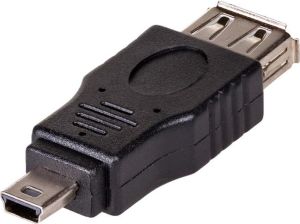Obrázok pre výrobcu Akyga Adapter USB-AF / miniUSB-BM (5pin) AK-AD-07