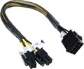 Obrázok pre výrobcu AKASA Kabel prodloužení k 8pin ATX PSU, 30cm