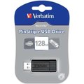 Obrázok pre výrobcu Verbatim USB flash disk, USB 2.0, 128GB, Pinstripe, čierny