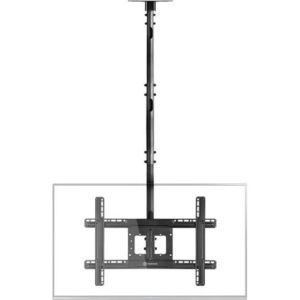 Obrázok pre výrobcu ONKRON Stropný držiak TV s nastaviteľnou výškou pre 32 až 80-palcové LED LCD televízory, čierny
