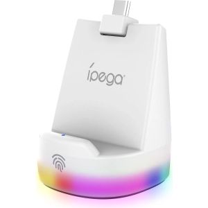 Obrázok pre výrobcu iPega P5P25 Mini Magnetický Nabíjecí Stojan pro Playstation Portal Remote Player White