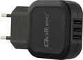 Obrázok pre výrobcu QOLTEC 50191 Qoltec AC adapter 17W 5V 3.4A 3xUSB