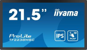 Obrázok pre výrobcu iiyama ProLite TF2234MC-B7X, 54.6 cm (21.5"), kapacitná projekcia, 10 TP, Full HD, čierna