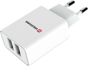 Obrázok pre výrobcu Swissten Síťový Adaptér Smart Ic 2X Usb 2,1A Power + Datový Kabel Usb / Micro Usb 1,2 M Bílý